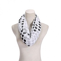 Infinity Scarf Black White