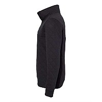 J America Quilted Snap Pullover Black S