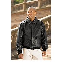 A1 Cowhide Bomber Brown 10814Xl