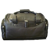 Leather Sportbag Black Pa460