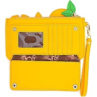 Loungefly Womens Pixar Walle Plant Boot Wallet Standard Yellow