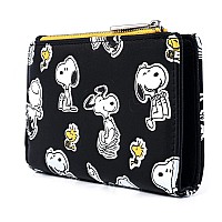 Loungefly Peanuts Snoopy And Woodstock All Over Print Wallet