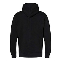 J America Gaiter Fleece Hooded Sweatshirt Black S