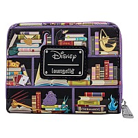 Loungefly Disney Villains Books Zip Around Wallet