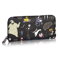 Loungefly Disney The Nightmare Before Christmas Wallet Accordion Style Zip Around