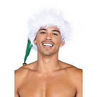 Li578 Naughty Holiday Elf Hat One Size Greenwhite