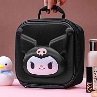 Ohjijinn Kawaii Lunch Box Makeup Bag Cute Luncgbags Cosmetic Bag Makeup Case Cartoon Toiletry Bag Tote Luggage Travel Suitcase