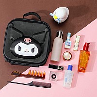 Ohjijinn Kawaii Lunch Box Makeup Bag Cute Luncgbags Cosmetic Bag Makeup Case Cartoon Toiletry Bag Tote Luggage Travel Suitcase