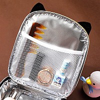 Ohjijinn Kawaii Lunch Box Makeup Bag Cute Luncgbags Cosmetic Bag Makeup Case Cartoon Toiletry Bag Tote Luggage Travel Suitcase