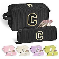 Yoolife Personalized Travel Makeup Bag Cosmetic Bag Cute Makeup Bag Brush Pouch Cosmetic Bags For Women Travel Essentials Make