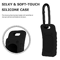 Chanvoo Silicone Case For Gotcha Evolve With Keychain Carabine Black