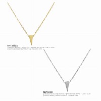 Triangle Pendant Necklaces By Dobbi Variety Of Colors Available