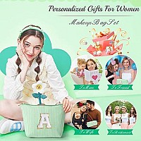 Yoolife Personalized Gifts For Women Travel Makeup Bag Cosmetic Bag Skin Care Bag Cute Makeup Bag Sister Wife Friend Engagement