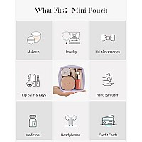 Pocmimut Mini Makeup Bagclear Makeup Bag Cute Travel Makeup Bag Pouch Purse Car Essentials For Womentravel Essentials Organize