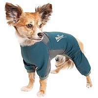 Dog Helios Yghl8Blxs Rufflex 4Waystretch Breathable Full Bodied Performance Dog Warmup Track Suit Blue Grey44 Extra Sma