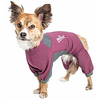 Dog Helios Yghl8Pksm Rufflex 4Waystretch Breathable Full Bodied Performance Dog Warmup Track Suit Pink Grey44 Small