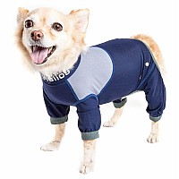 Dog Helios Yghl9Blsm Tail Runner 4Waystretch Breathable Full Bodied Performance Dog Track Suit Blue Grey44 Small