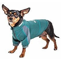 Dog Helios Tshl6Gnmd Eboneflow Mediumweight 4Waystretch Flexible Breathable Performance Dog Yoga Tshirt44 Forest Green