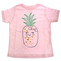 Girls Crew Tee Blushing Pineapples Balerina By Delsol For Kids 1 Pc Tshirt 3T