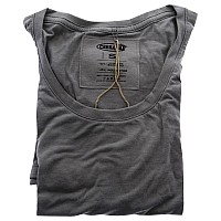 Bamboo Scoop Tee Gray Heather By Cariloha For Women 1 Pc Tshirt S