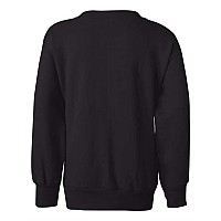 Hanes Ecosmart Youth Crewneck Sweatshirt Black L