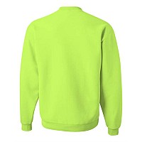 Jerzees Nublend Crewneck Sweatshirt Safety Green L