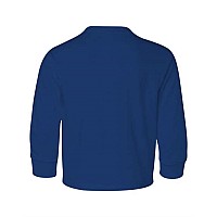 Jerzees Dripower Youth Long Sleeve 5050 Tshirt Royal S