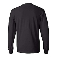 Hanes Beefyt Long Sleeve Tshirt Black Xl