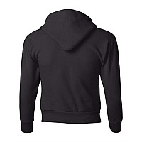 Hanes Ecosmart Youth Hooded Sweatshirt Black L