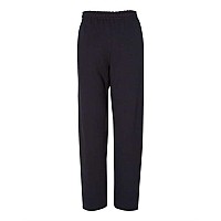 Russell Athletic Dri Power Open Bottom Pocket Sweatpants Black S