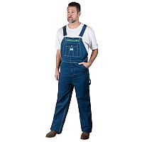 Liberty Mens Stonewashed Denim Bib Overalls And Coveralls Workwear Apparel Stonewashed Blue Sw9 36W X 32L Us