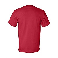 Bayside Usamade Short Sleeve Tshirt Red L