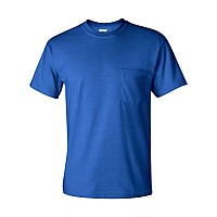 Gildan Ultra Cotton Pocket Tshirt Royal S