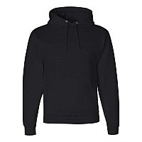 Jerzees Super Sweats Nublend Hooded Sweatshirt Black L