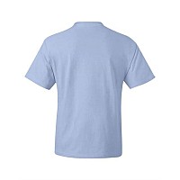 Hanes Beefyt Short Sleeve Tshirt Light Blue M