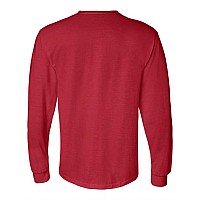 Gildan Dryblend 5050 Long Sleeve Tshirt Red S