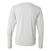 Augusta Sportswear Performance Long Sleeve Tshirt Silver Xl