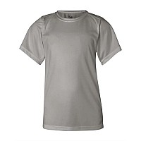 Badger Youth Bcore Tshirt Silver M