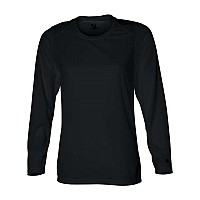 Badger Womens Bcore Long Sleeve Tshirt Black Xs