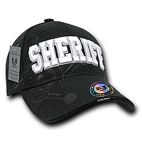 Shadow Law Enf Caps Sheriff Black