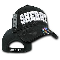 Shadow Law Enf Caps Sheriff Black