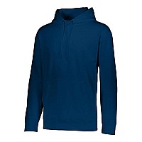 Augusta Sportswear Wicking Fleece Hooded Sweatshirt Navy L