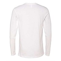 Next Level Cotton Long Sleeve Crew White S