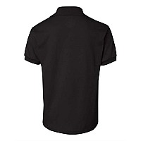 Hanes Youth Ecosmart Jersey Sport Shirt Black Xl