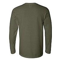 Gildan Softstyle Long Sleeve Tshirt Military Green M