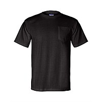 Bayside Unionmade Short Sleeve Tshirt With A Pocket Black S