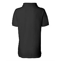 Featherlite Womens Silky Smooth Piqu Sport Shirt Black Xl