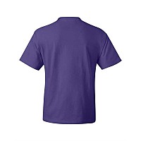 Hanes Beefyt Short Sleeve Tshirt Purple L