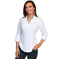 34 Sleeve Peruvian Cotton Blouse