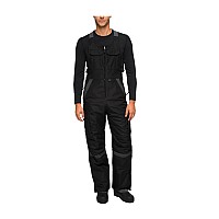 Arctix Mens Tundra Ballistic Bib Overalls With Added Visibility Black Medium32 Inseam